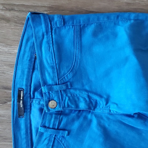 Flying Monkey Cobalt Blue Skinny Jeans - Picture 2 of 5